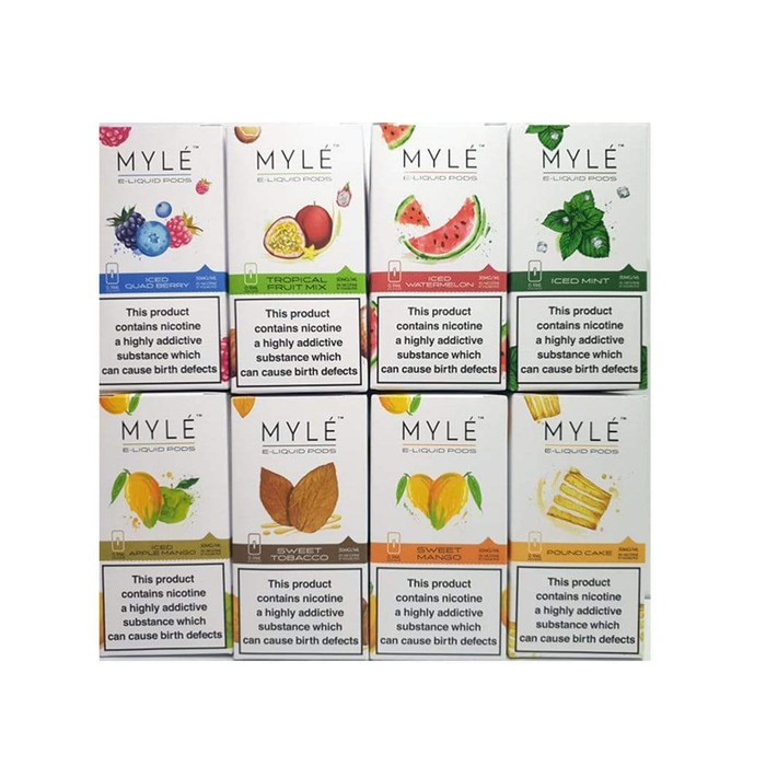 CARTRIDGE MYLE POD USA SALTNIC all variant myle cartridge