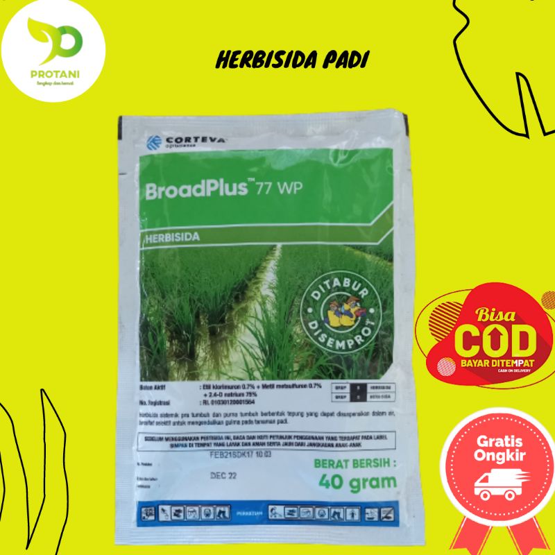 HERBISIDA PADI BROADPLUS 100GR- PENGENDALI RUMPUT PADI