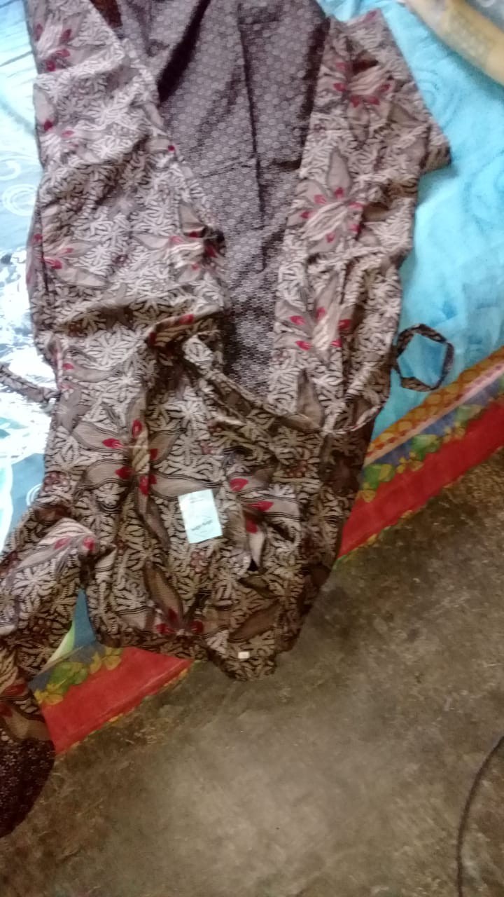 Maura Couple - Sania Ruffle Batik Couple Ori Ndoro Jowi Dnt Garansi Termurah Shopee