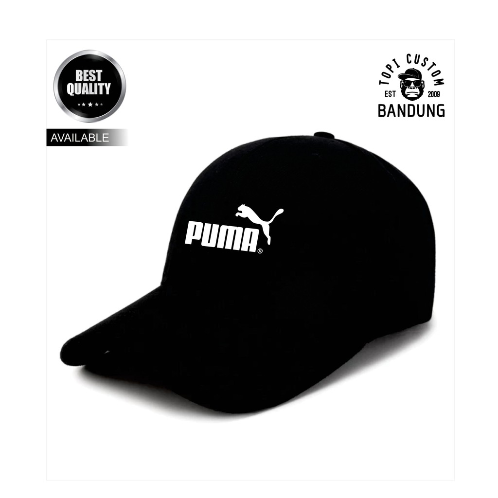 Topi Baseball  PumaPria Wanita Topi Jaring Jala PumaBaseball Cap Bisa Tulis Nama Bisa COD Gratis Masker Original High Premium Quality