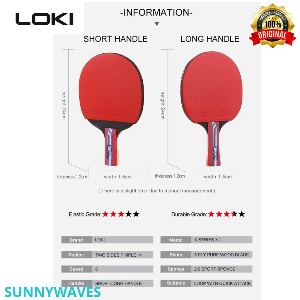 BET Tenis Meja LOKI X1