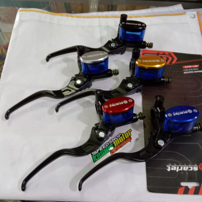 Master rem kanan Scarlet tabung oval Handle Model RCB Gold/Merah/Silver/Biru/Hitam universal