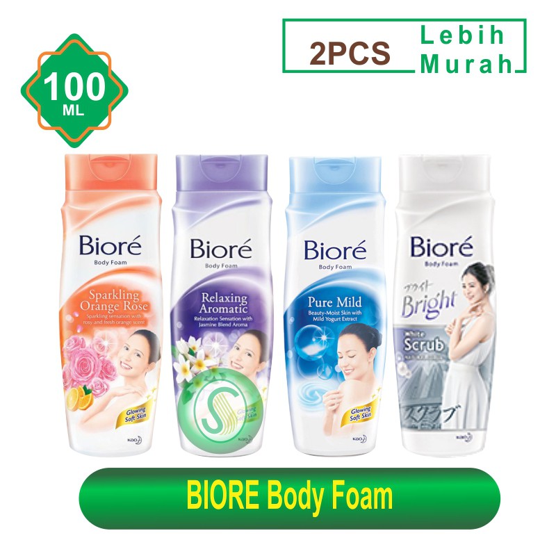 BIORE Body Foam 100ml - Sabun Mandi Cair