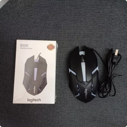 Mouse Gaming B200 USB Wired