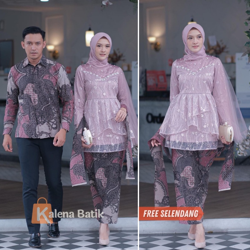 Kebaya Couple Modern Kebaya Wisuda Lamaran Baju Tunangan Batik Brukat Terbaru Baju Couple Kondangan Terbaru 2022