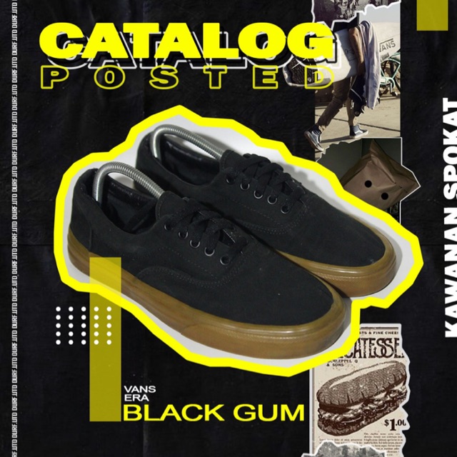 VANS ERA BLACK GUM