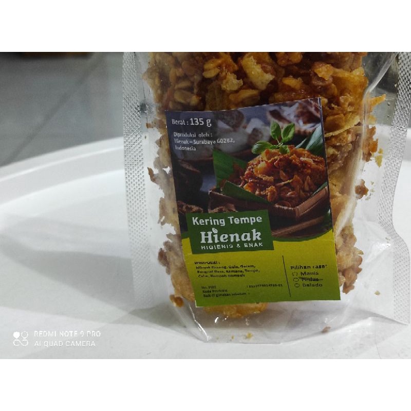 

Kering tempe Hienak