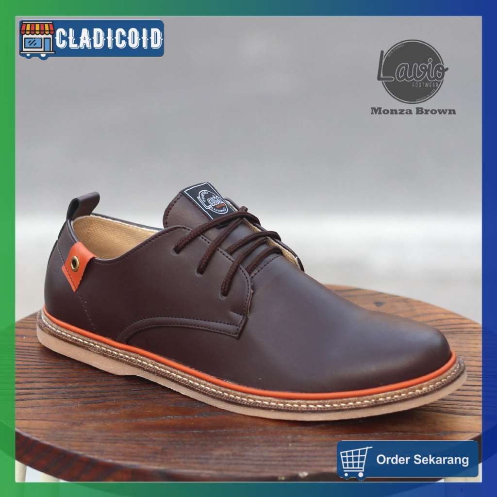 Sepatu Sneakers Casual Pria Formal Original Lavio Monza Terbaru Cocok Untuk Kuliah, Dinas, Ngantor