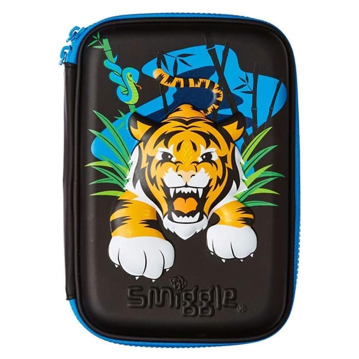 

Ready Smiggle Kotak Pensil - Tiger Wild Hardtop Pencil Case