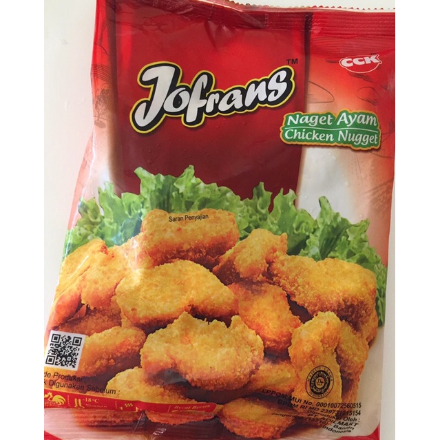 

Nugget jofrans 500gram