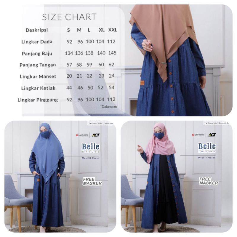 BELLE DRESS BY YASMEERA GAMIS BELLE YASMEERA