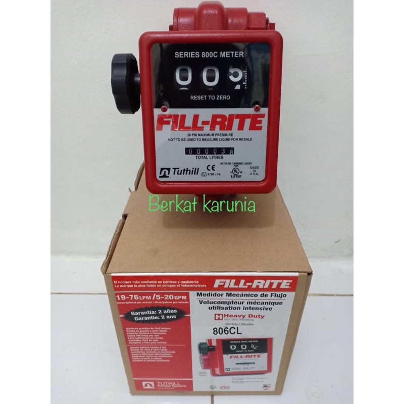 

Flowmeter FILL-RITE 1inch-3Digit USA