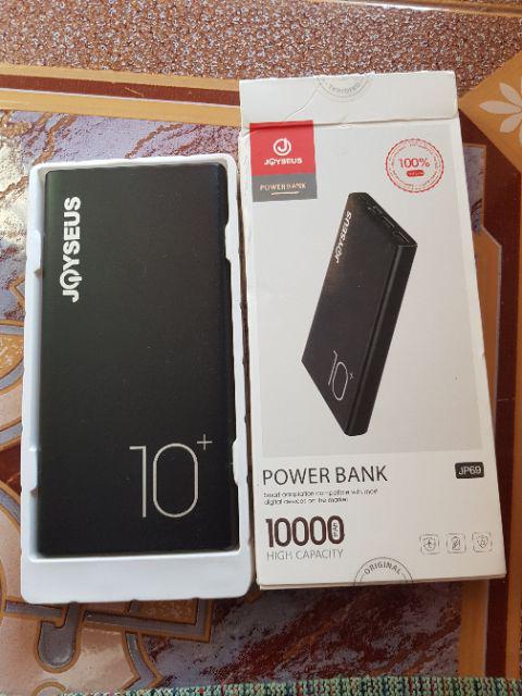 Power Bank JOYSEUS Portable Charging Ultra thin 10000mah