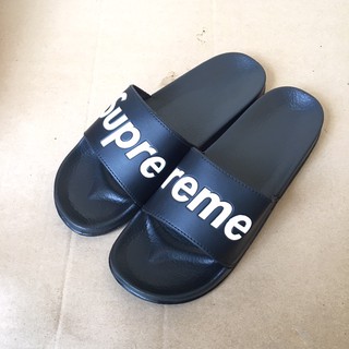  Sandal  Slide Pria Sandal  Selop Sandal  Supreme  Hitam Merah 