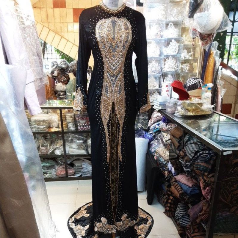 Kebaya Pengantin  Bludru Modern