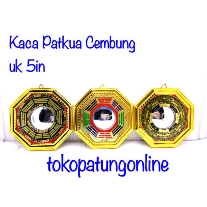 Kaca Ba Gua Patkua Cekung Cembung Fengshui