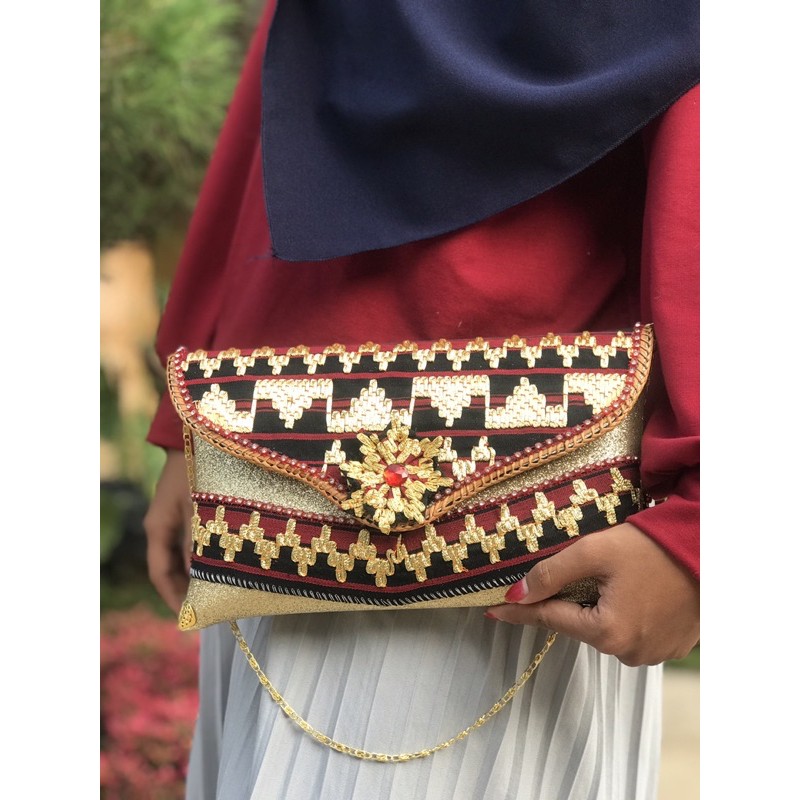 TAS WANITA/ CLUTH WANITA/TAPIS LAMPUNG/CLUTH TAPIS/ CLUTH PESTA/ TAS TAPIS/ TOTE BAG/ BAG 07