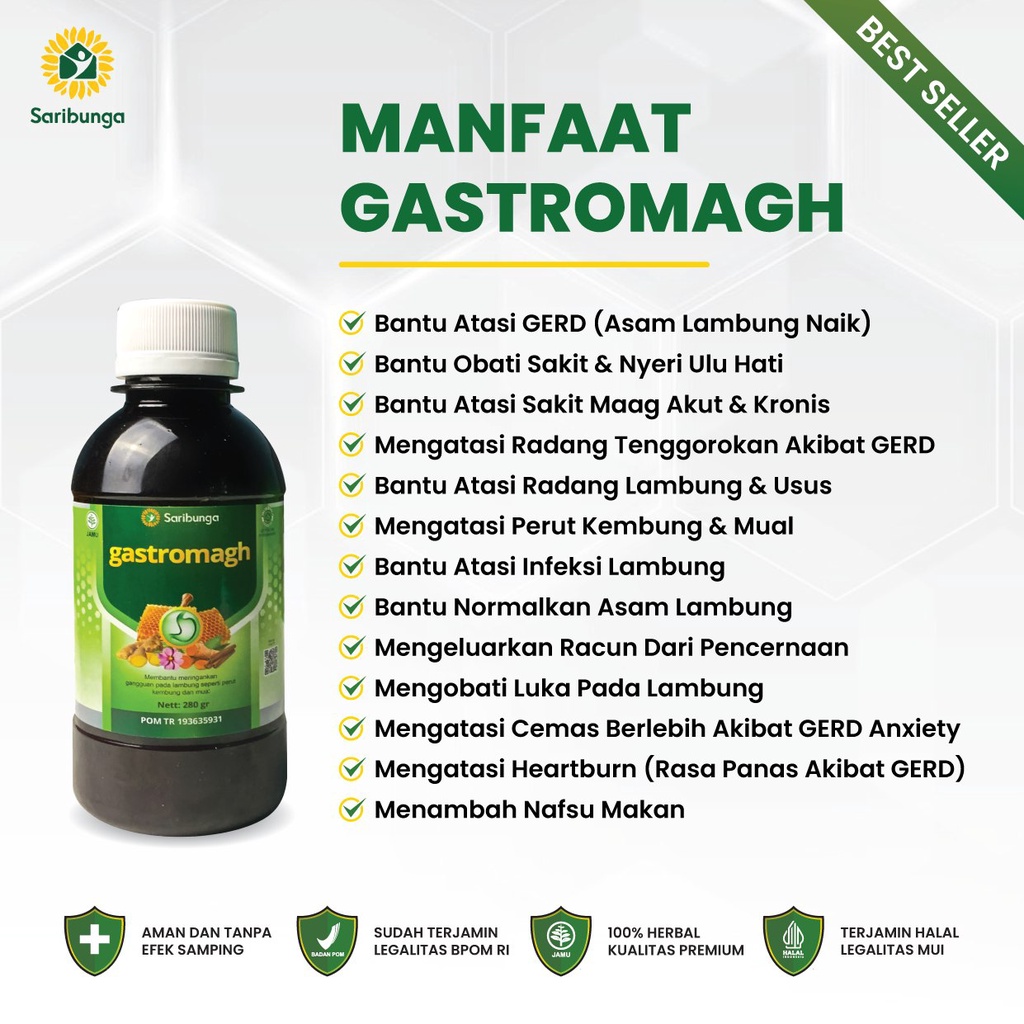 GASTROMAGH Obat Terapi Untuk Kesehatan Asam Lambung Gerd Maag Kronis Ampuh