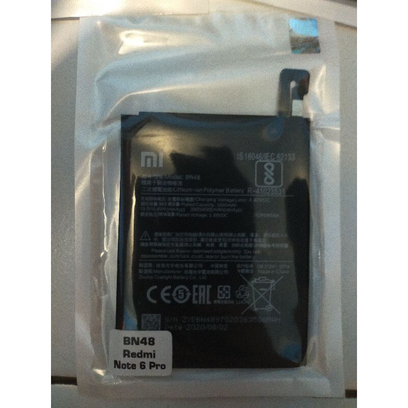 Baterai baru Android Xiaomi Redmi note 6pro(BN.48)
