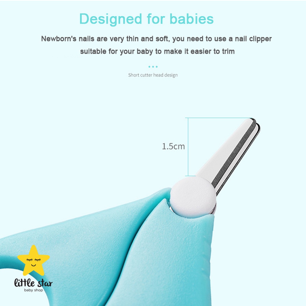 Gunting Kuku Bayi Newborn Warna Cewek Cowok | Baby Nail Clipper Scissors