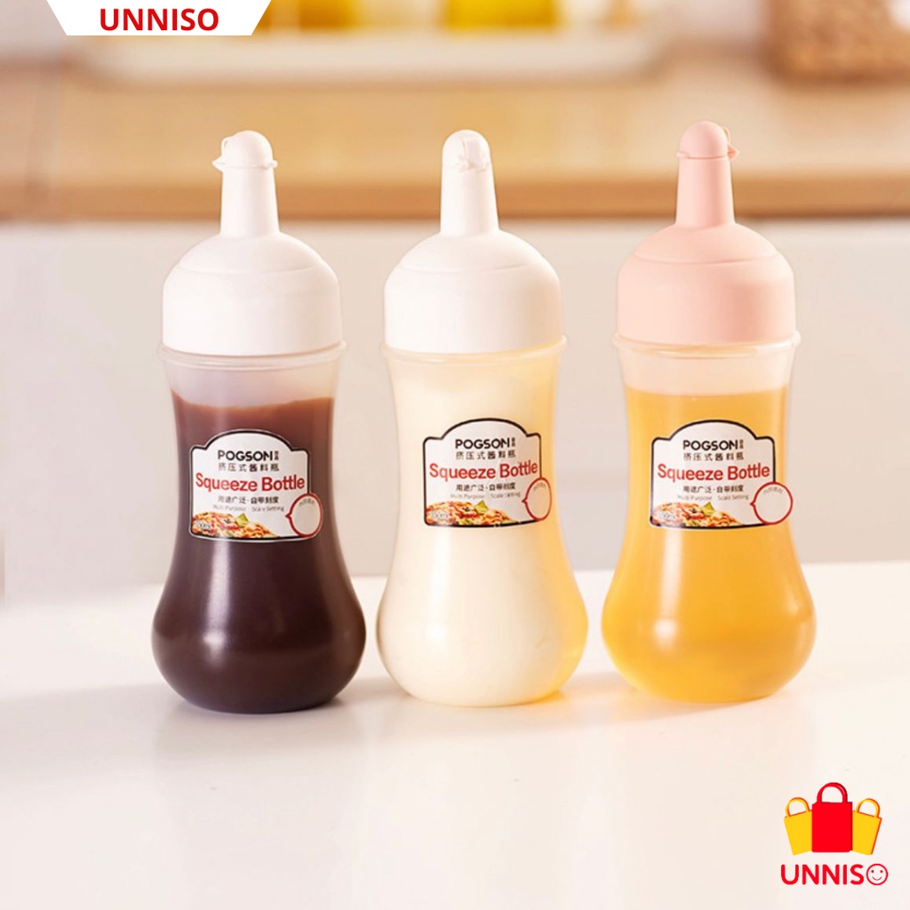 UNNISO - Botol Squeeze Saus Kecap 350 Ml