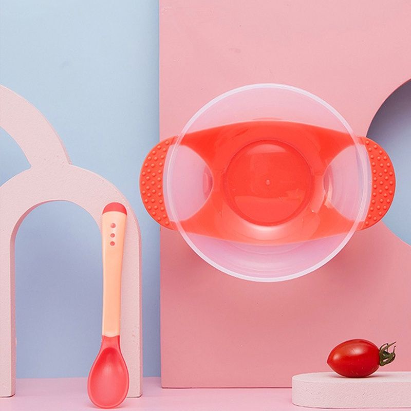 tokolima9 - SET MANGKOK MAKAN BAYI DENGAN SENSOR PANAS