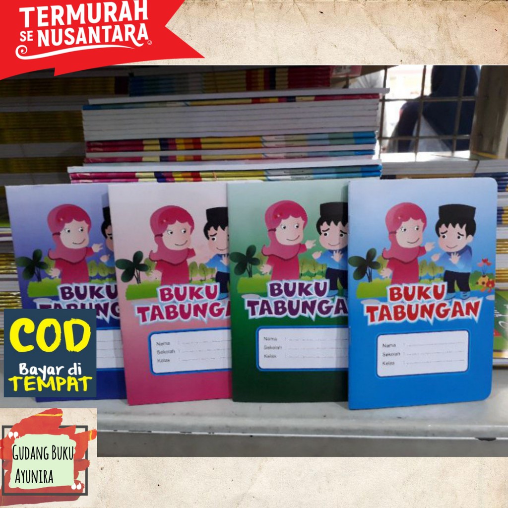 

Buku tabungan anak/catatan tabungan anak/pencatat uang