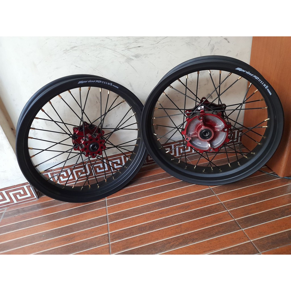 Velg Set Honda CRF 150 Sepasang Tanpa Ban
