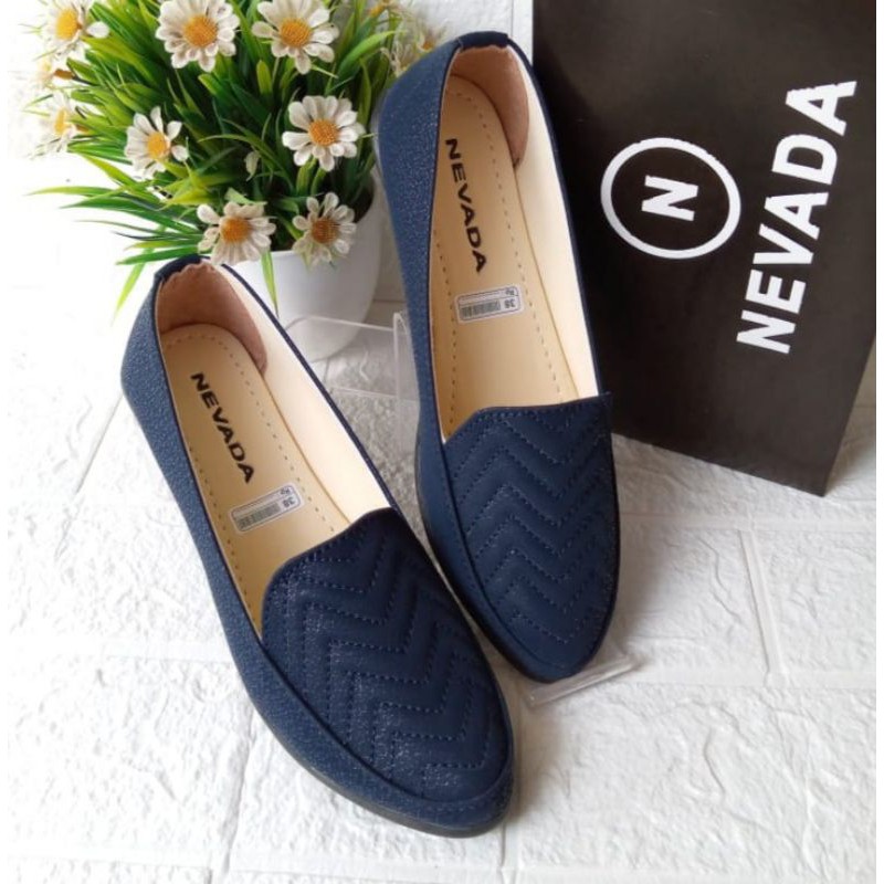 Terbaru Flatshoes Wanita / Sepatu Flat Shoes Wanita Nevada /Sepatu Flat Nevada Murah
