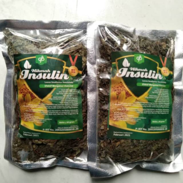 

Teh Seduh Daun Insulin