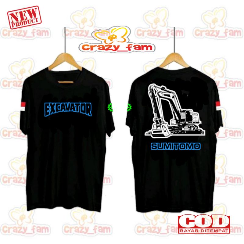 KAOS BAJU EXSAVATOR ALAT BERAT SUMITOMO