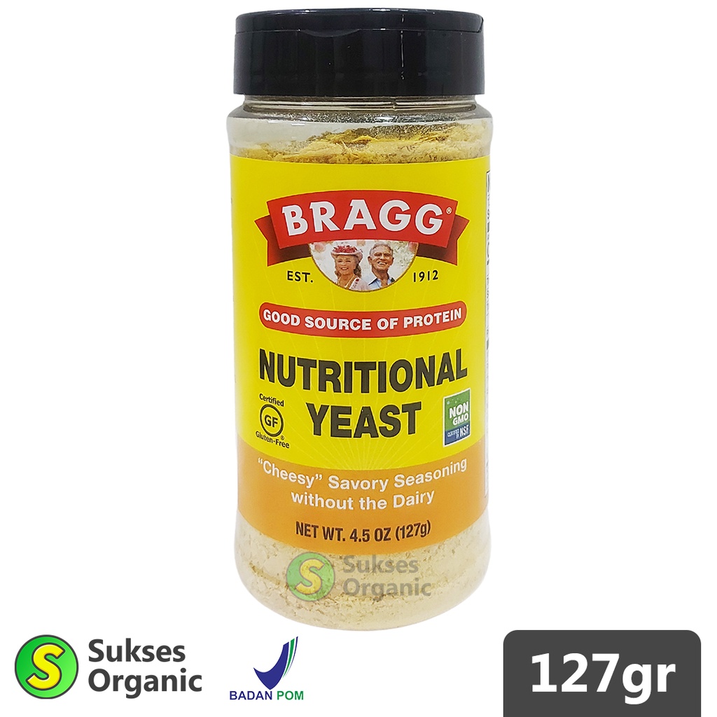 

Nutritional Yeast Gluten Free Premium Vegan Cheese | Bragg | 127gr