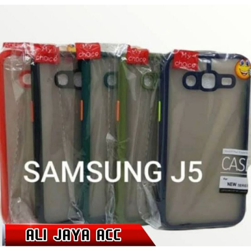slicon/softcase Aero hp Samsung j5 2015 case my choice + pelindung camera