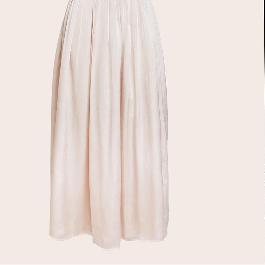 GRATIS ONGKIR✅Pleated Glossed Skirt|SQ7