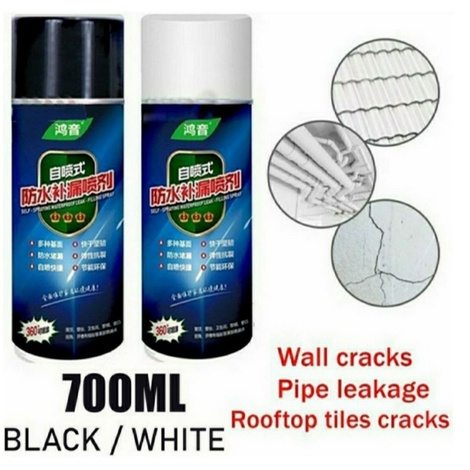 SB168 Spray Atap Lubang Anti Bocor WaterProof Penambal Lubang Tembok Roof Glue Exterior Wall Spray