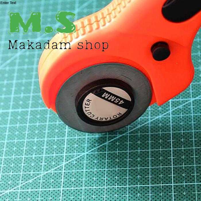 

rotary Cutter pisau bulat putar potong bulu untuk kerajinan diameter pisau 45mm