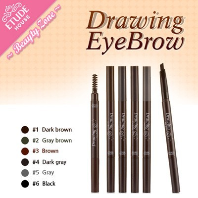 Pensil Alis Double Headed Korea Eyebrow - Pencil Etude House Drawing Eye Brow Make Up Original