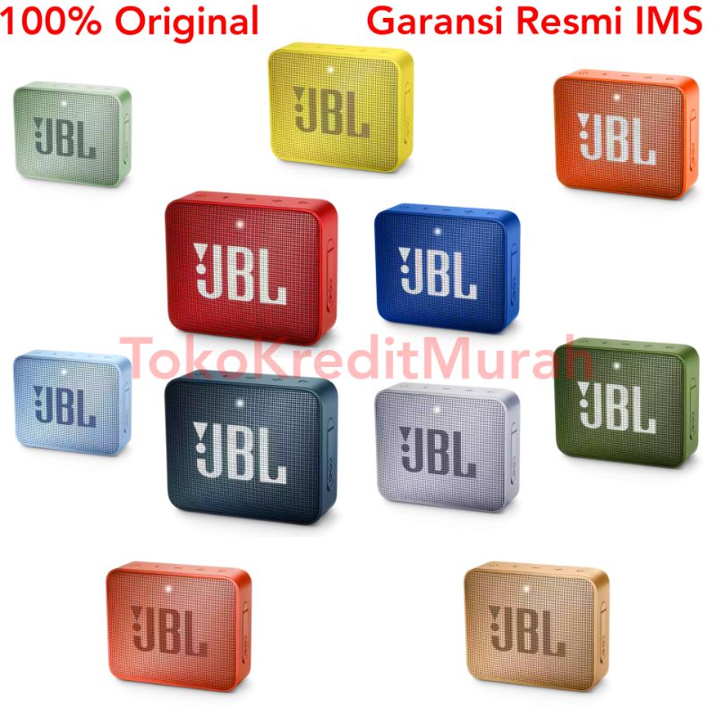 JBL GO 2 Go2 Original Garansi Resmi IMS Speaker Bluetooth Tahan Air IPX7 Speker Salon Spiker Waterproof