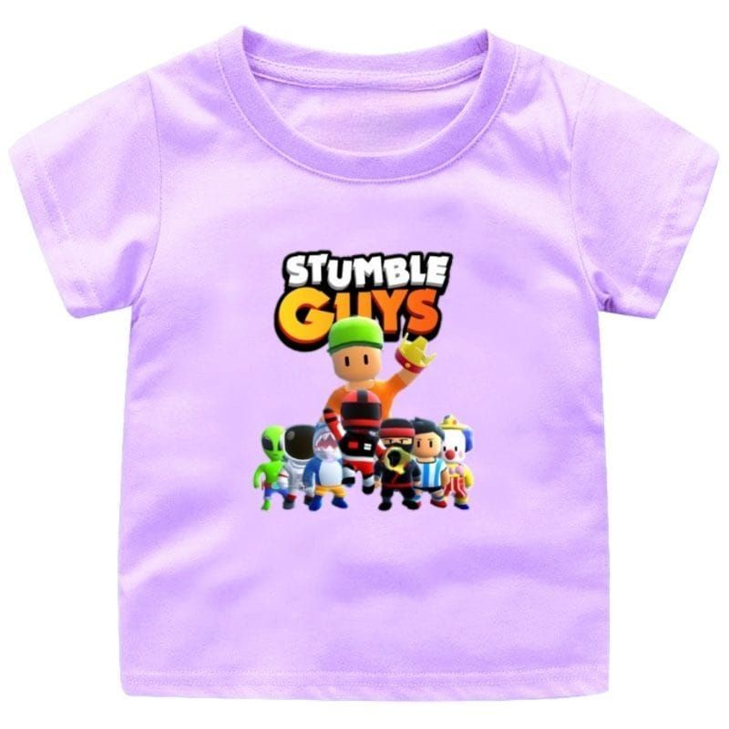 BAJU STUMBLE GUYS KING ANAK CEWEK-COWOK 1-12 TAHUN BAJU ANAK CEWEK ATASAN ANAK CEWEK