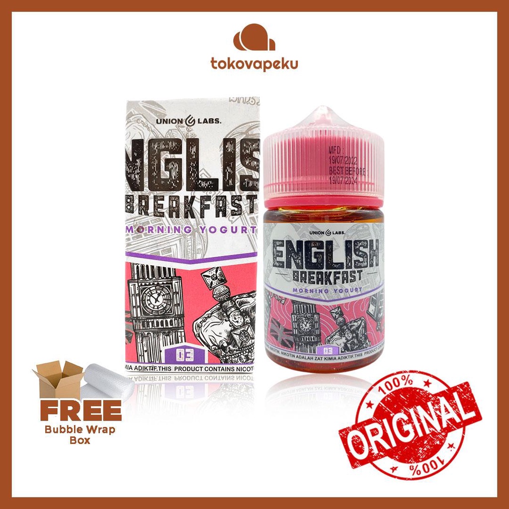 ENGLISH BREAKFAST V5 MORNING YOGHURT EB V5 60ML by UNION LABS