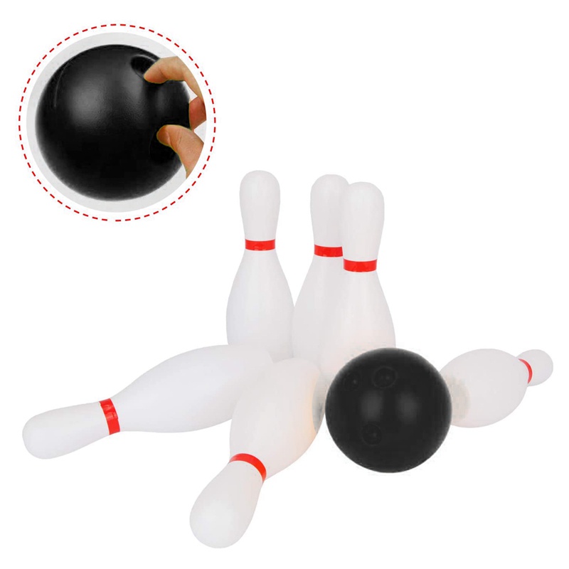 1 Set Bowling Set for Kids &amp; Adults 2 Ball with 10 Pins for Family Kids and Adults Backyard Skittles