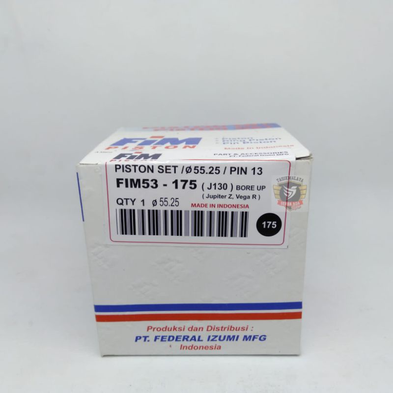 PISTON KIT SEHER KIT FIM53 diameter 53,5 - 55,25 PIN 13 os STD 50 100 150 175 . FIM 100% Original