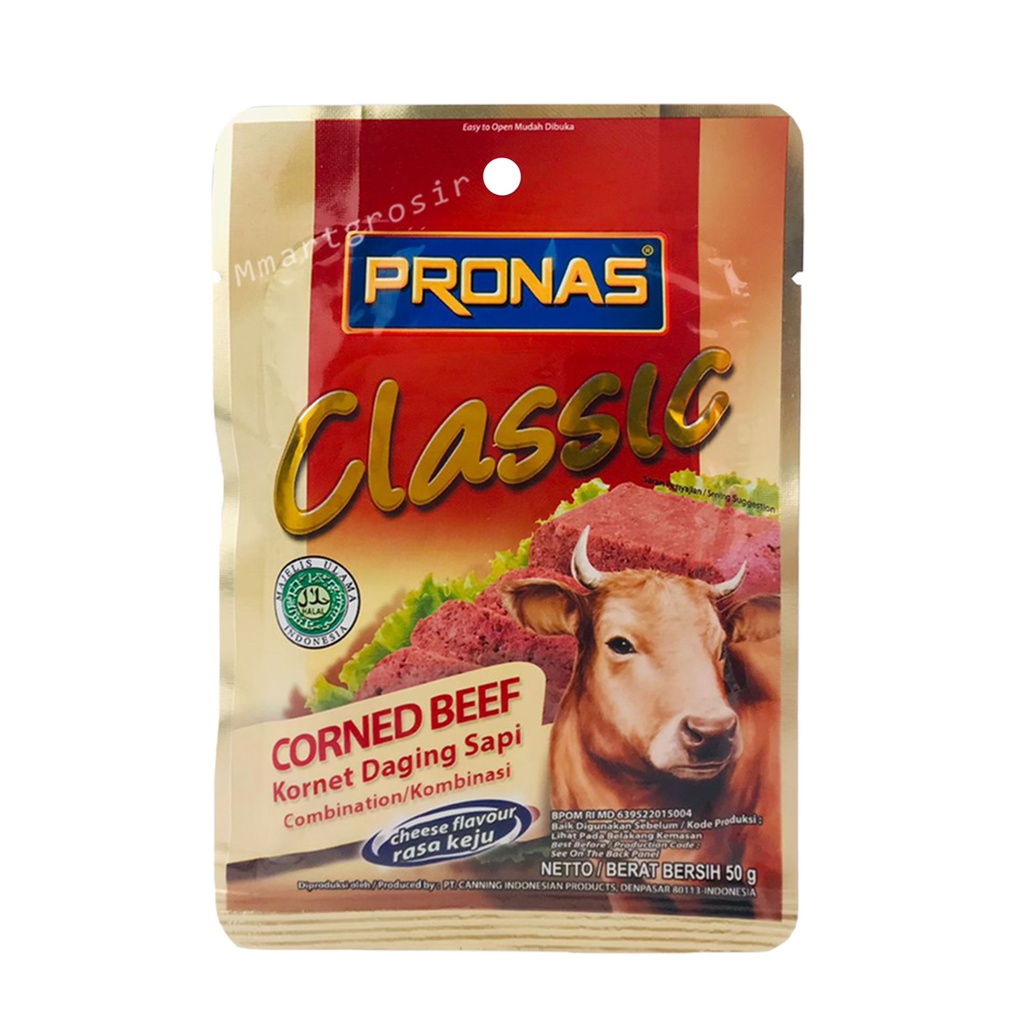 PRONAS CLASSIC KORNET DAGING SAPI ORIGINAL 50g