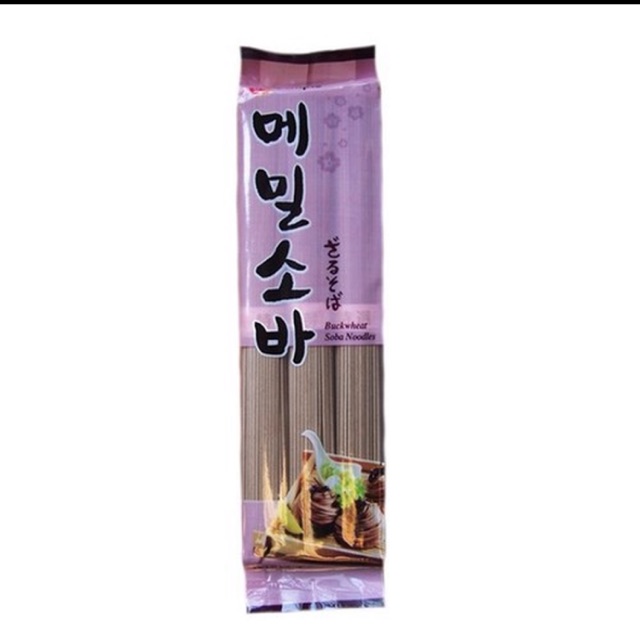 

Black wheat / Buckwheat soba noodles - Sempio Soba Mie Soba korea 300gr