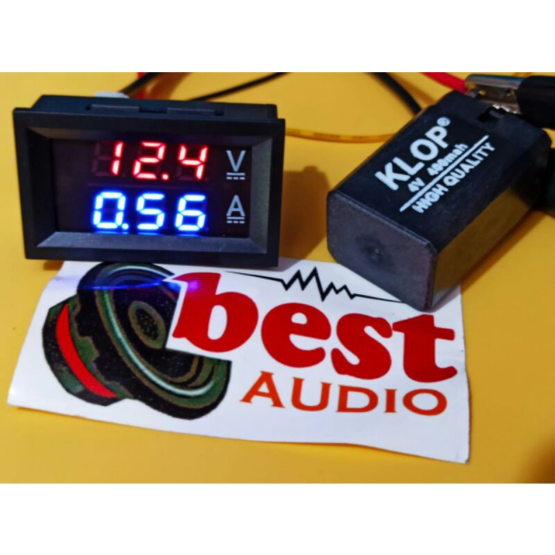 Voltmeter dan ampere meter digital HKS DC028