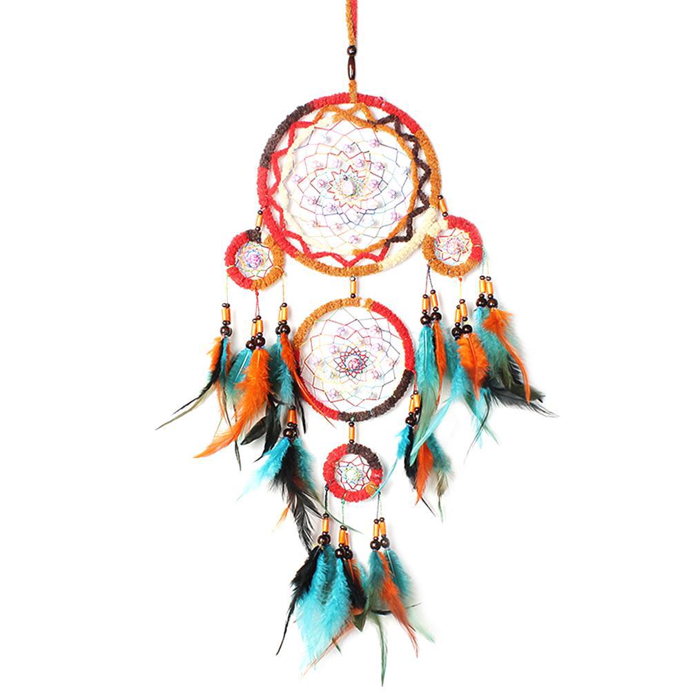 Gantungan Dream Catcher Handmade Besar Warna warni untuk  