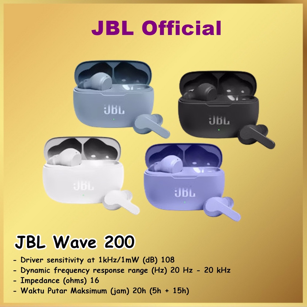 JBL Wave 200 True Wireless Earbuds Earphone TWS Wave200