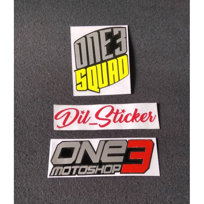 

STICKER ONE3 SQUAD CUTTING