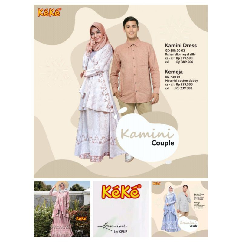 KEKE KAMINI COUPLE SERIES (GD SILK 20 02, KDP 20 01)