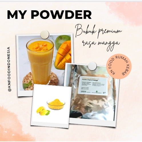 

Powder PREMIUM (MA) Rasa Mangga 1kg / Bubuk Minuman Rasa Mangga